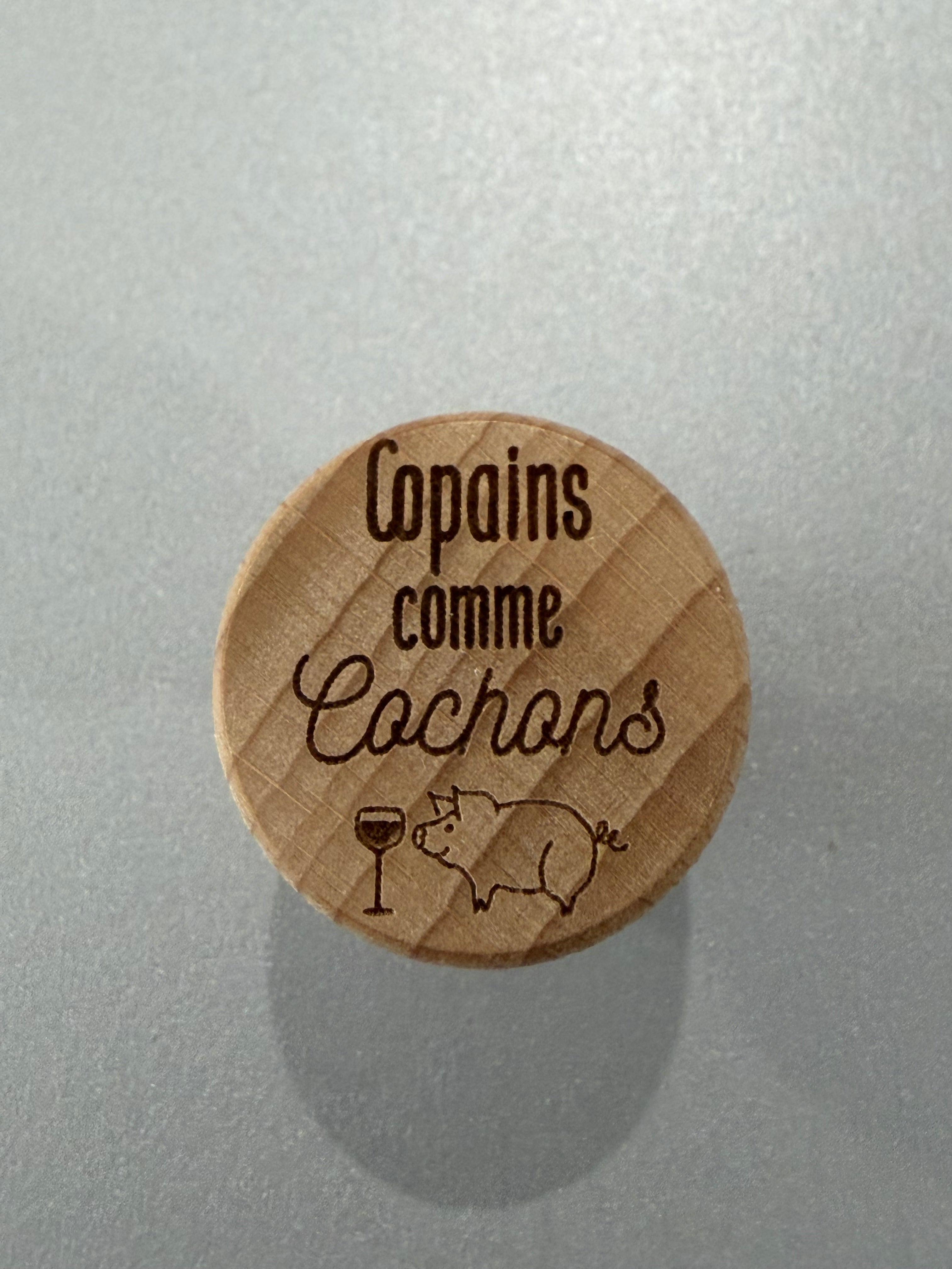Bouchon à vin personnalisé ✨