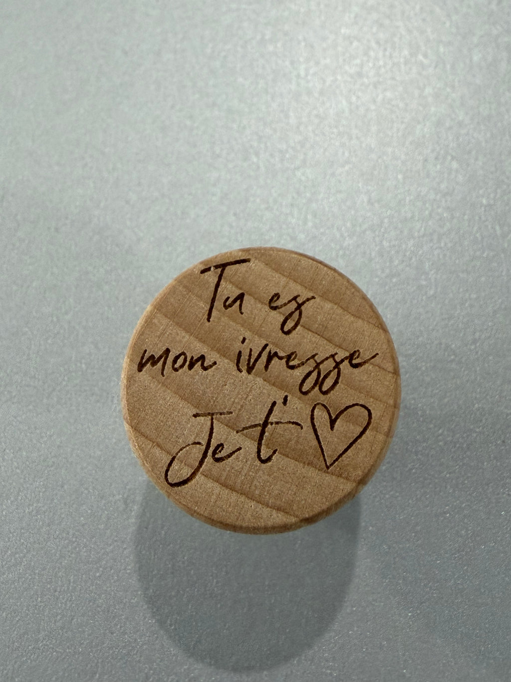 Bouchon à vin personnalisé ✨