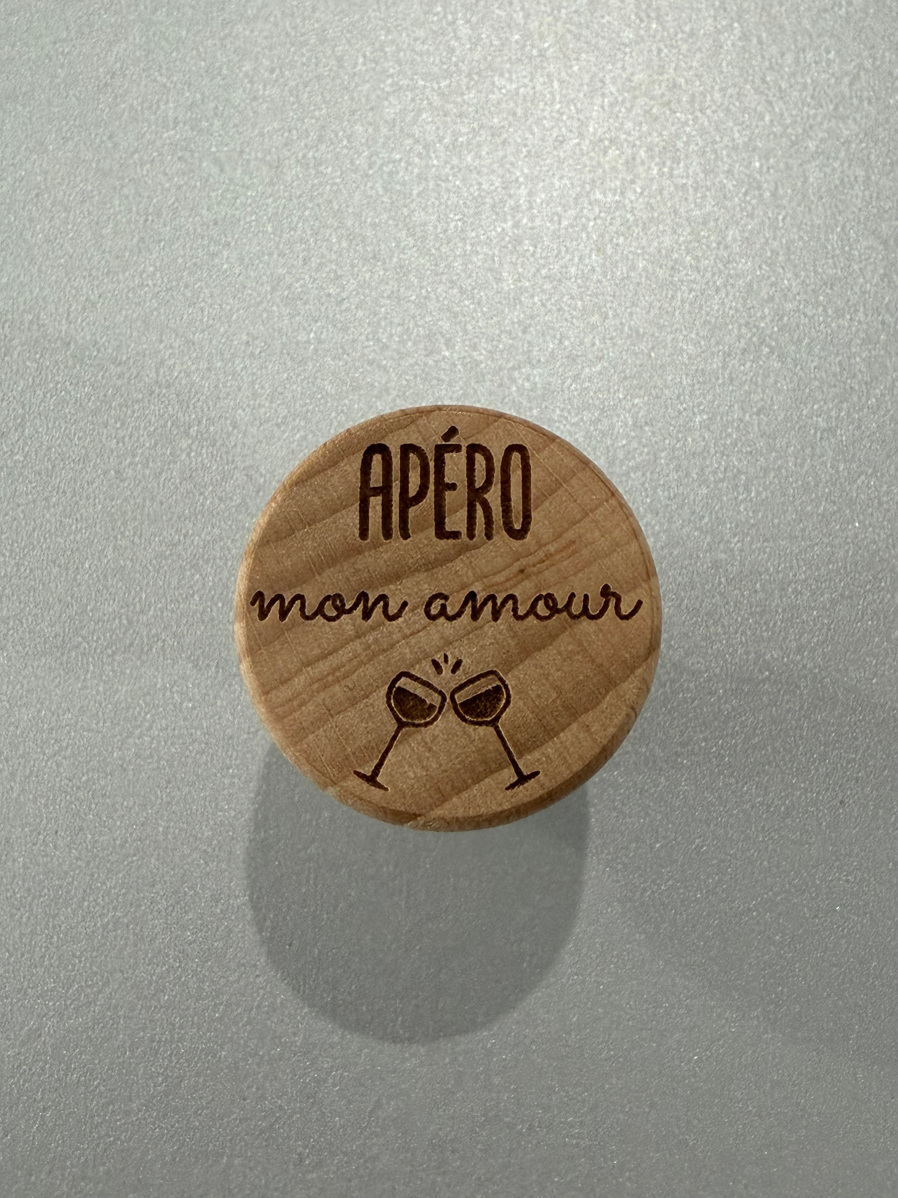 Bouchon à vin personnalisé ✨