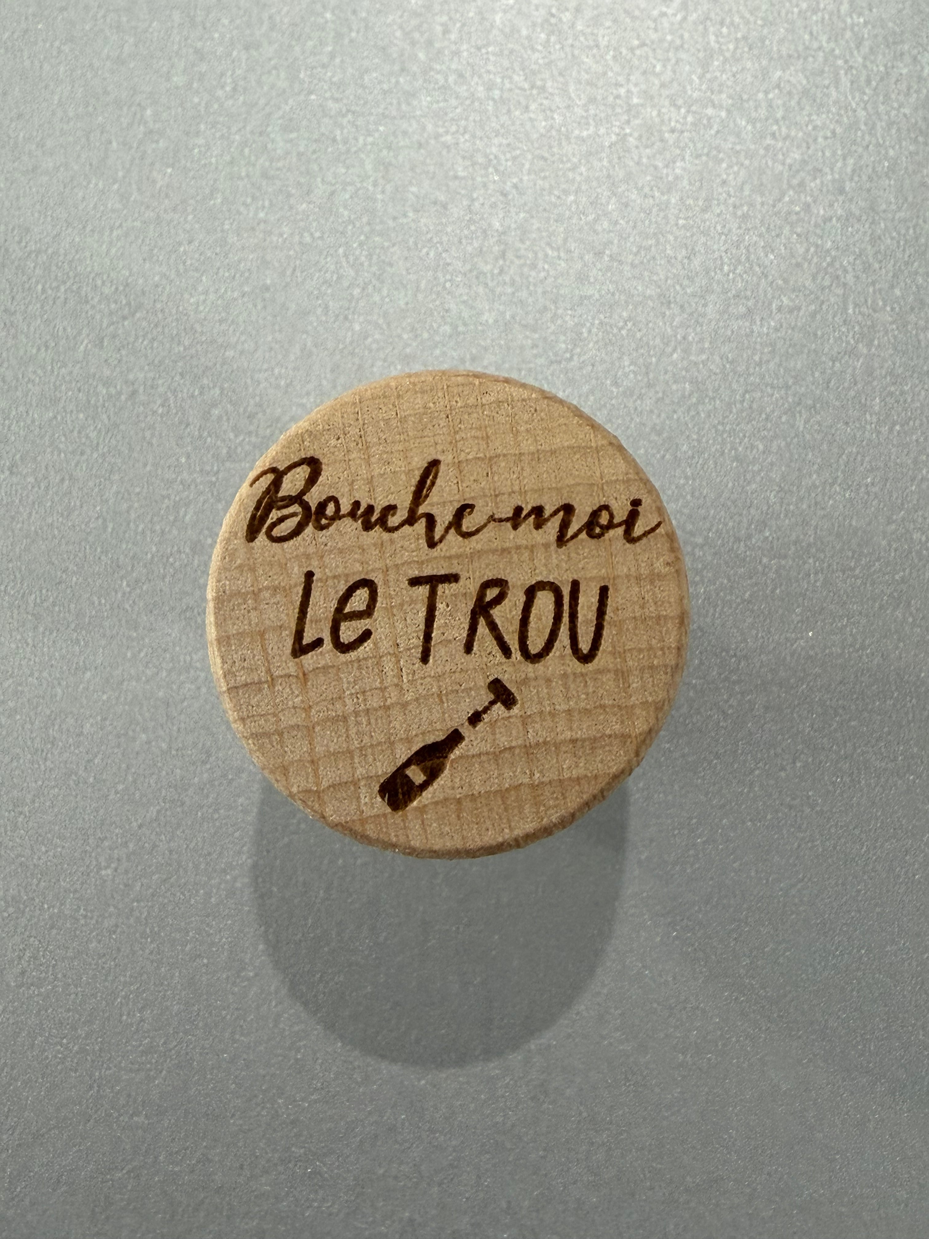 Bouchon à vin personnalisé ✨