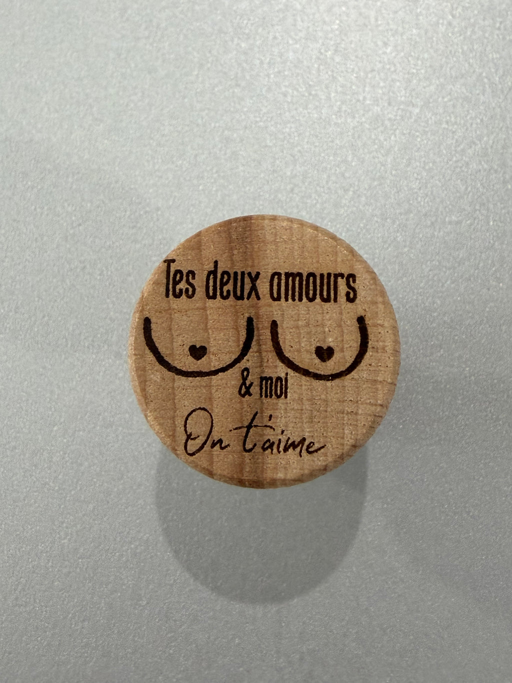 Bouchon à vin personnalisé ✨
