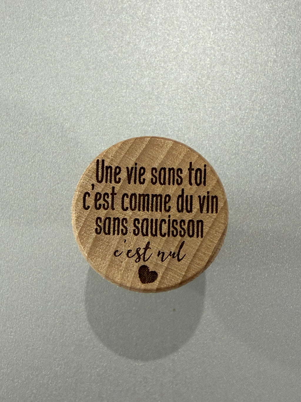 Bouchon à vin personnalisé ✨