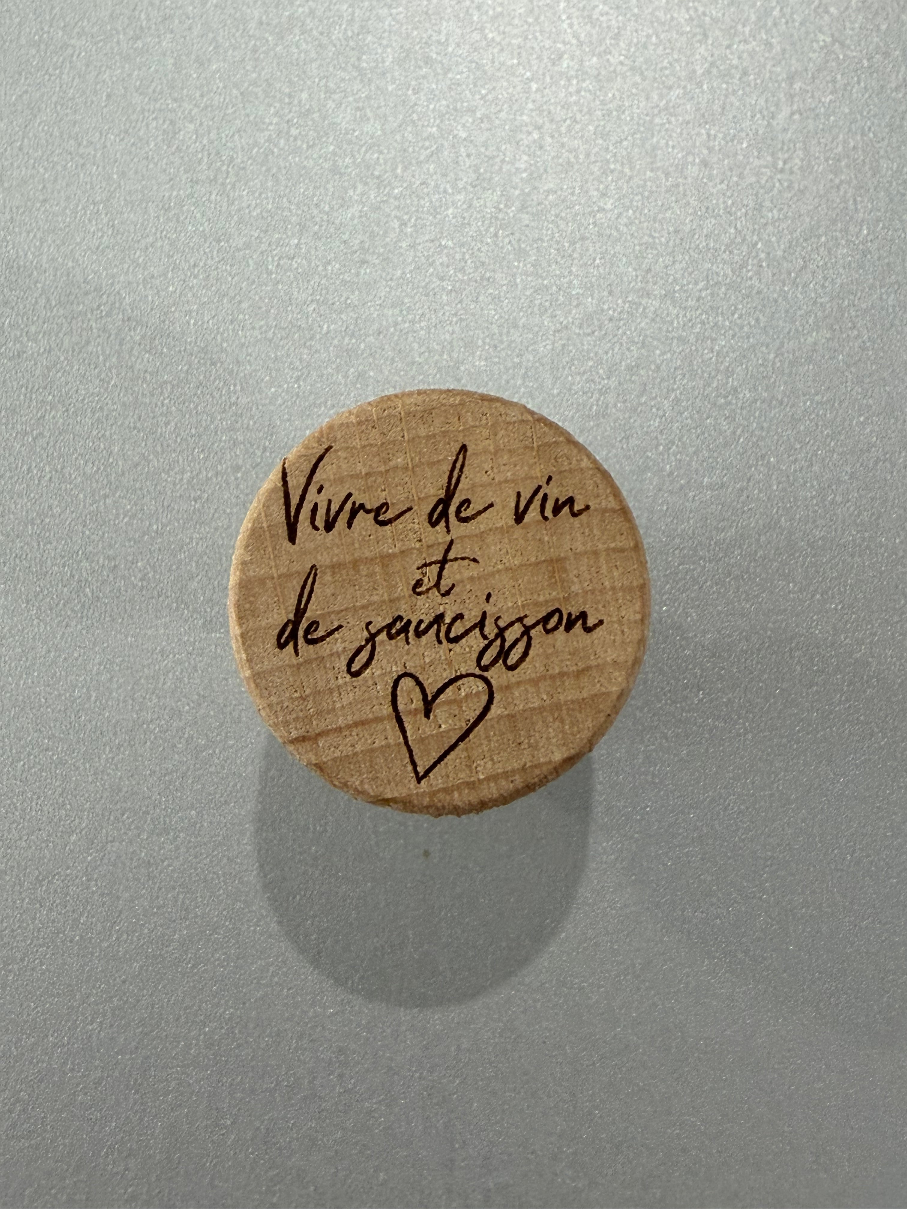 Bouchon à vin personnalisé ✨