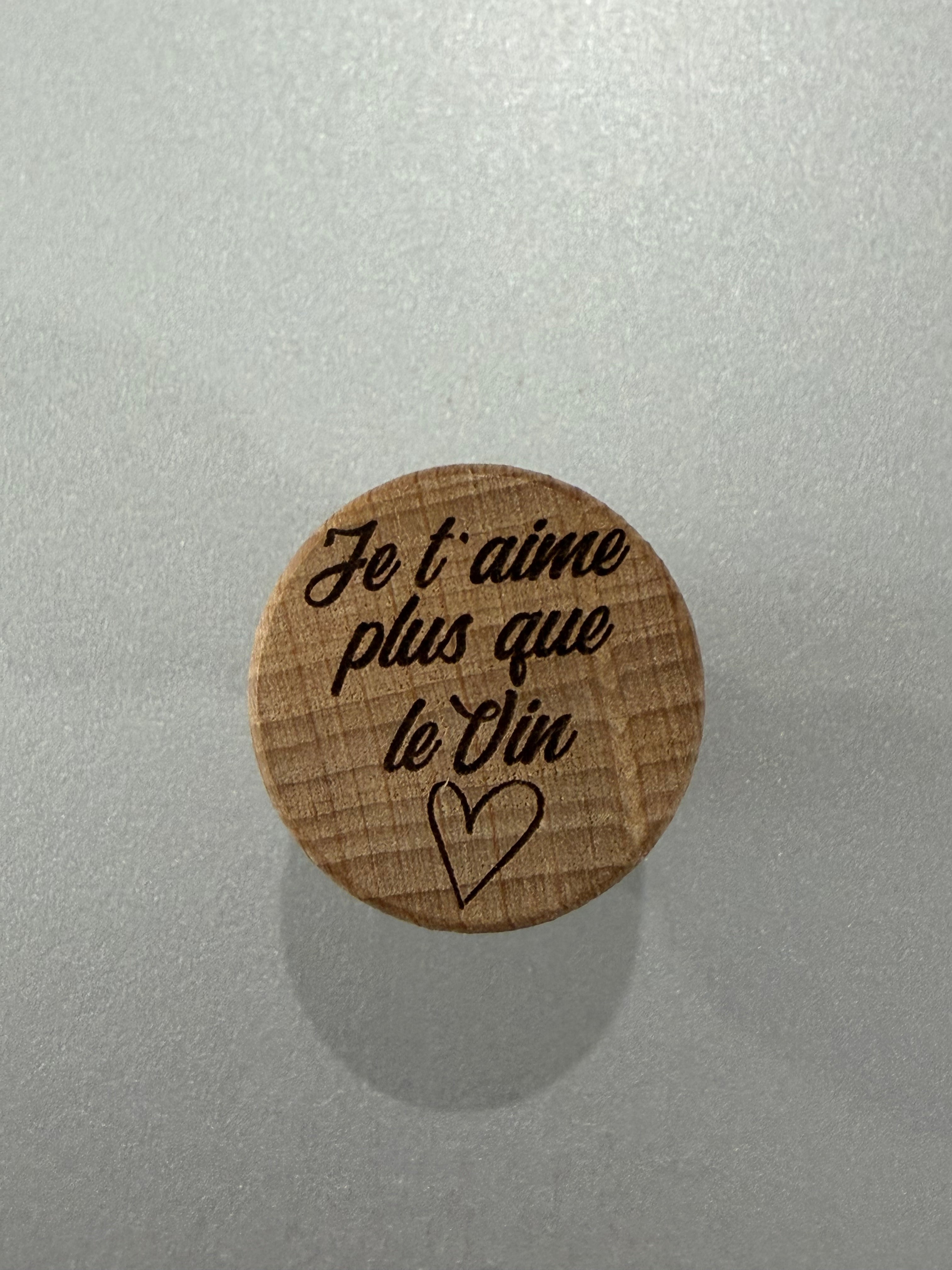 Bouchon à vin personnalisé ✨
