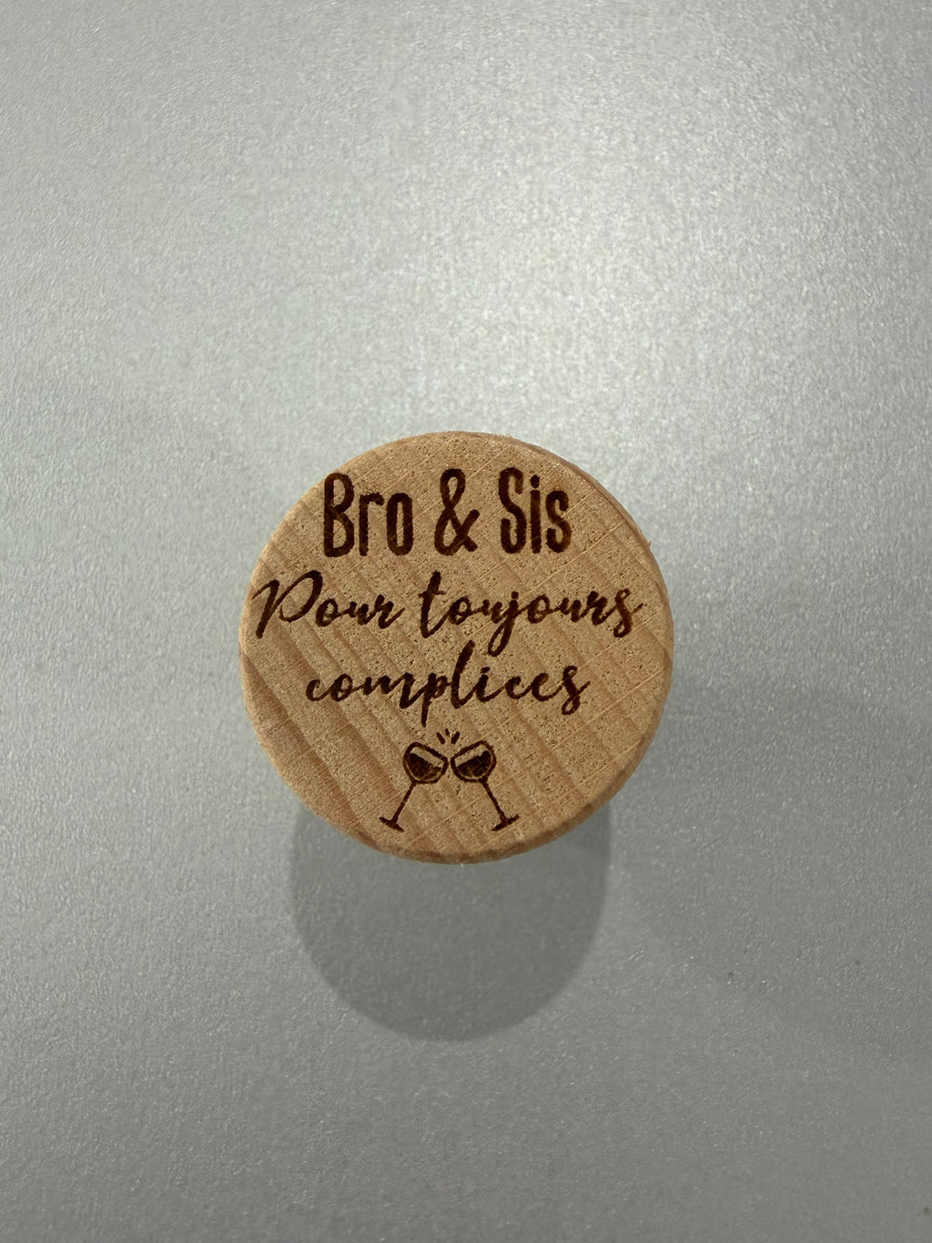 Bouchon à vin personnalisé ✨