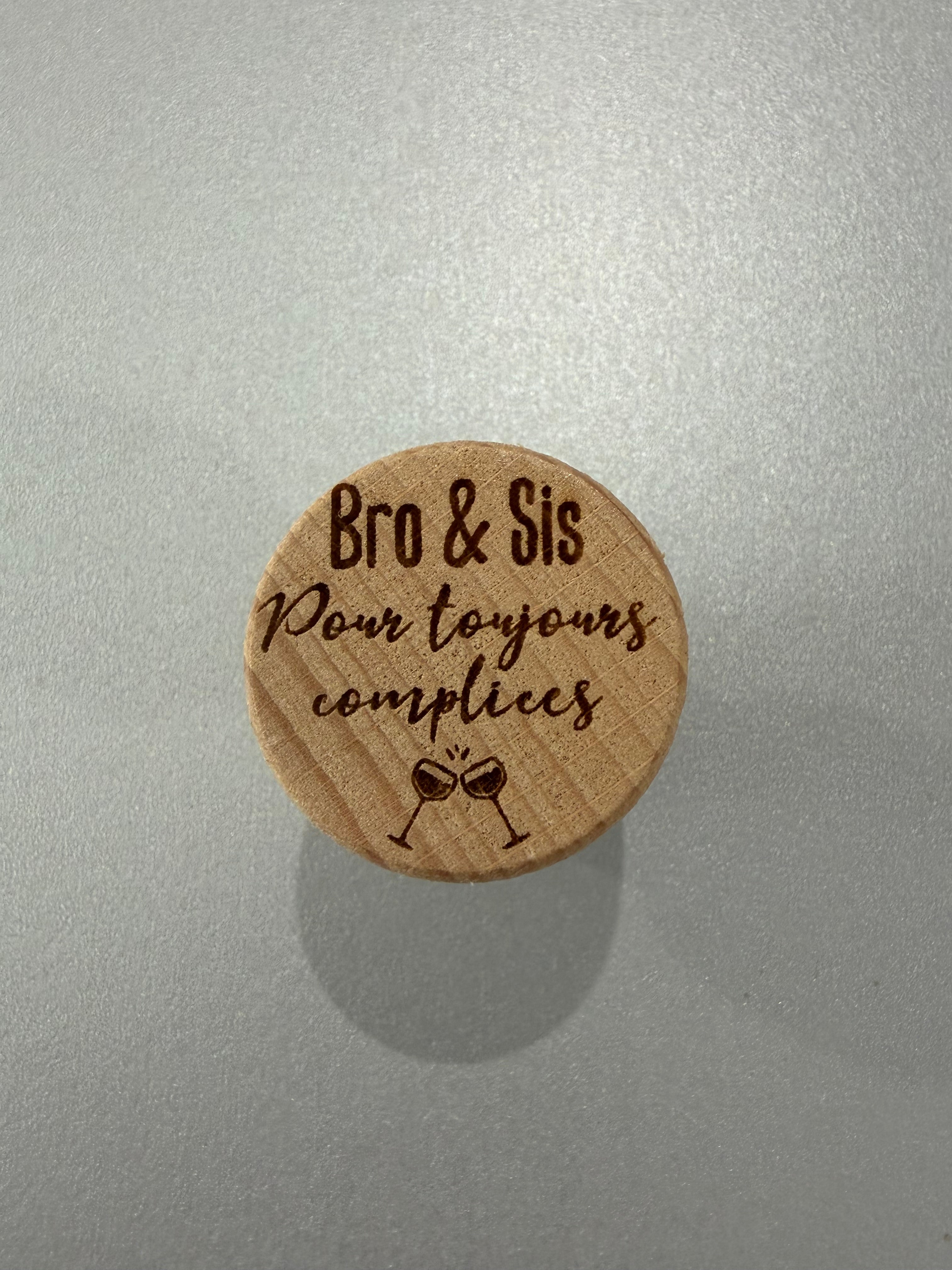 Bouchon à vin personnalisé ✨