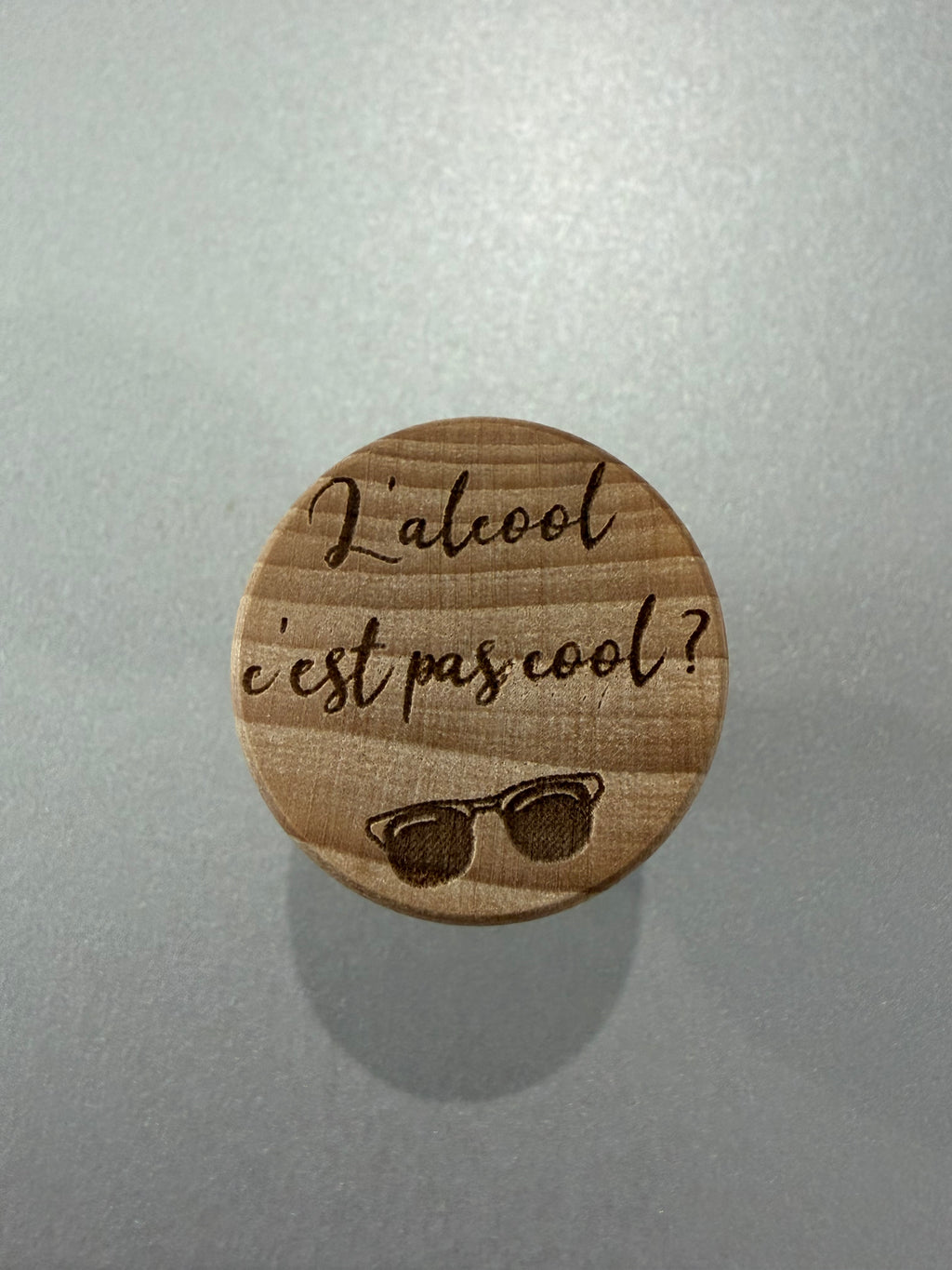 Bouchon à vin personnalisé ✨