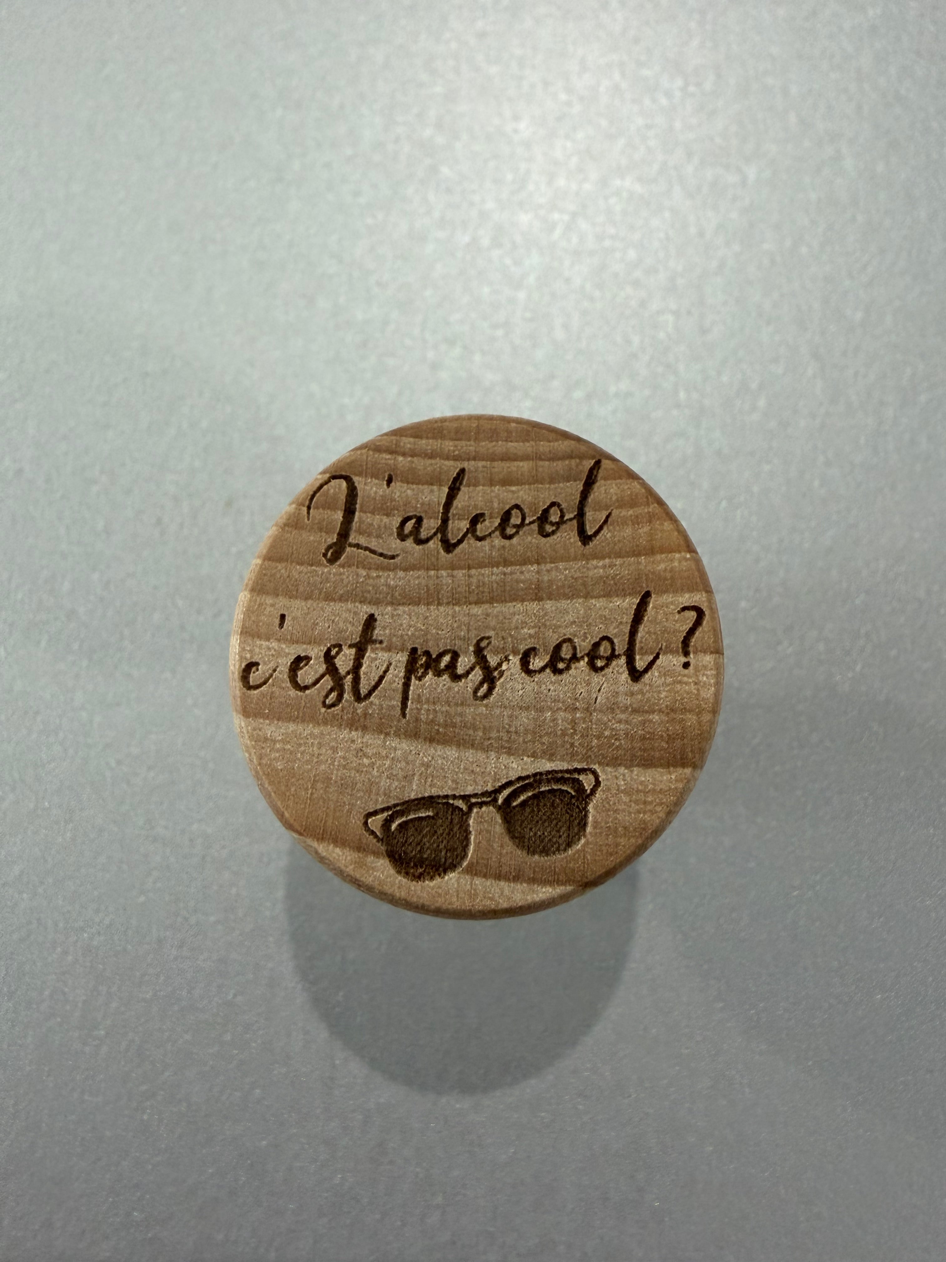 Bouchon à vin personnalisé ✨