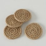 Set de 4 dessous de verres (jute)