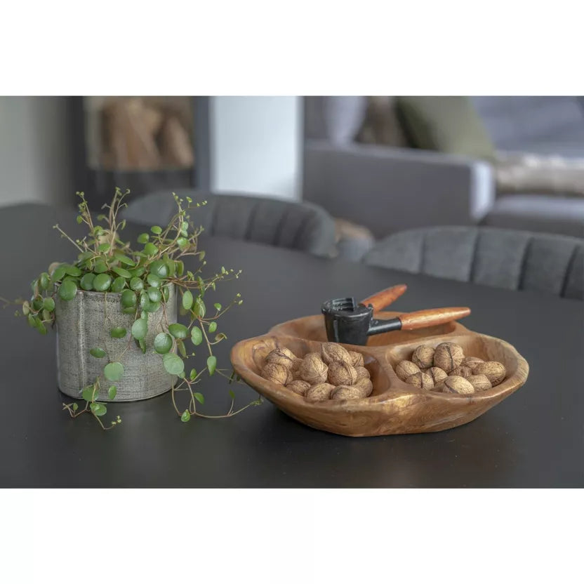 Plateau à 3 compartiments (teak)