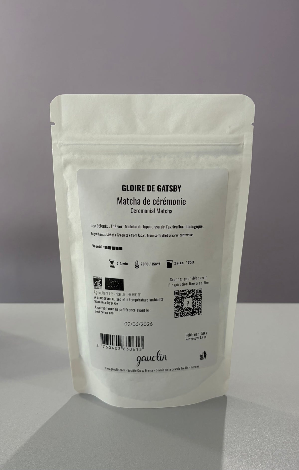 Matcha de cérémonie BIO