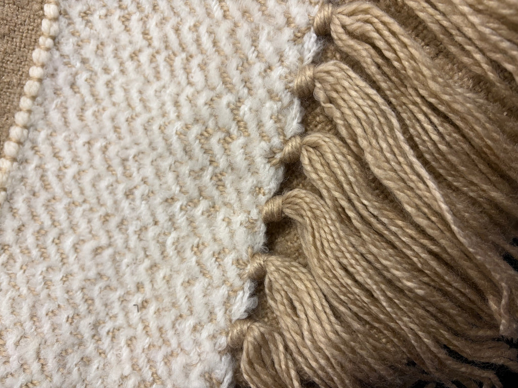 Plaid ultra douillet - Camel et beige