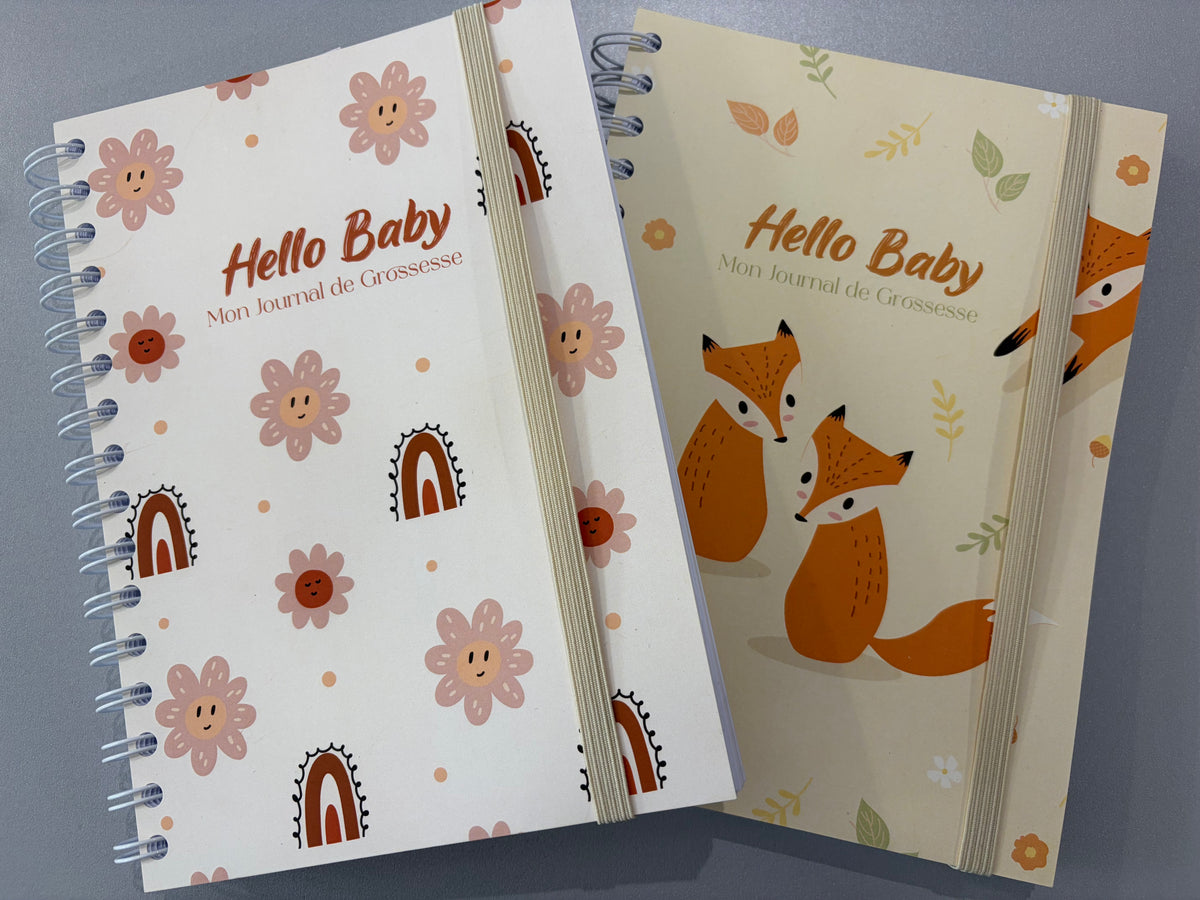 Carnet de grossesse et de naissance « Hello baby » - 2 variantes disponibles