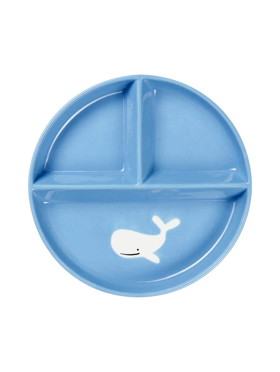 Assiette pour enfant - baleine