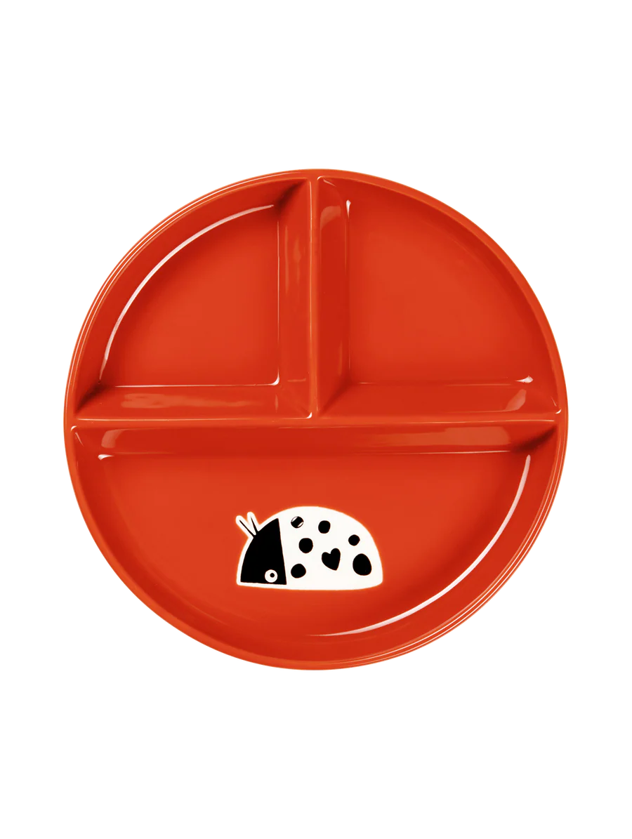Assiette pour enfant - coccinelle