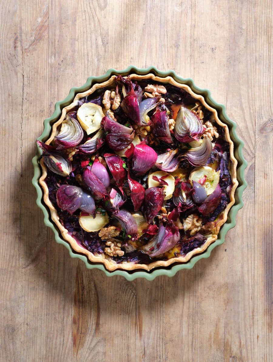 Plat à tarte - sauge