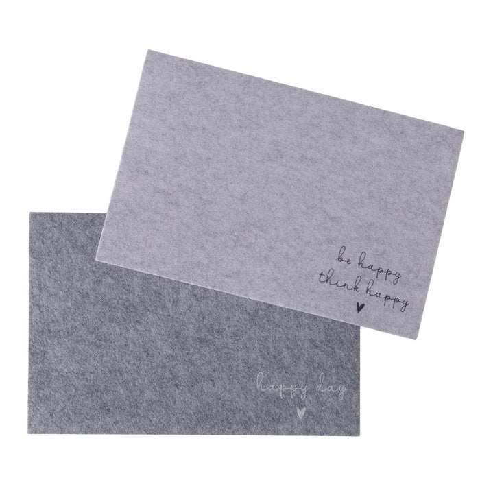 Set de table « Happy » - deux variantes de couleurs disponibles