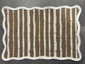 Ensemble de 6 set de table rectangulaire - jute et papier