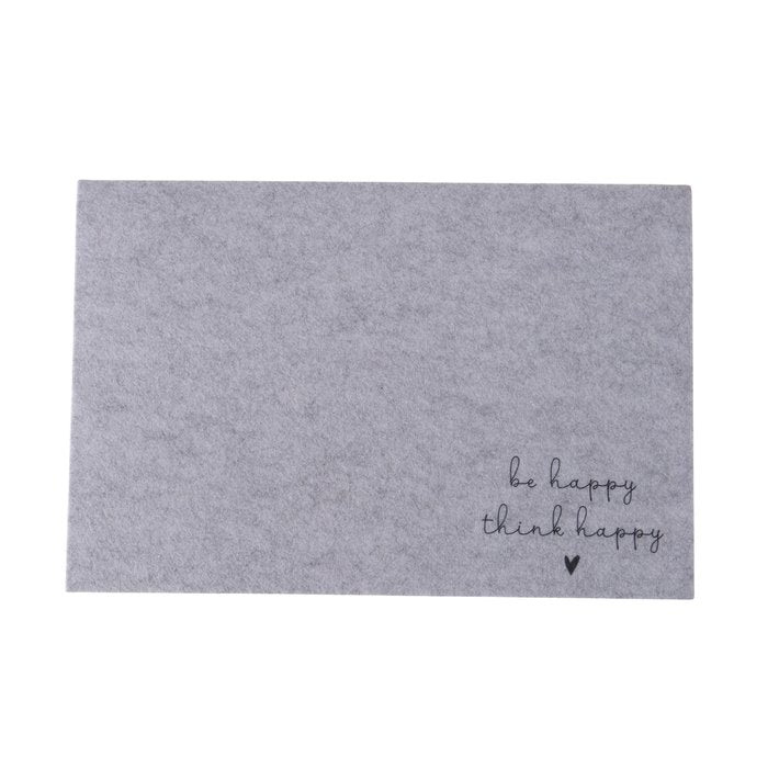 Set de table « Happy » - deux variantes de couleurs disponibles