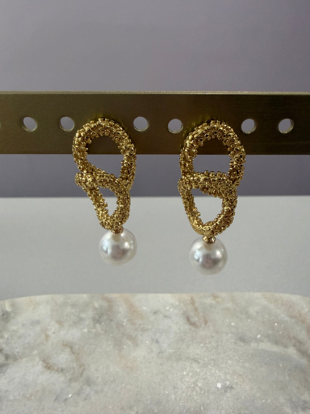 Boucles d’oreilles baroque