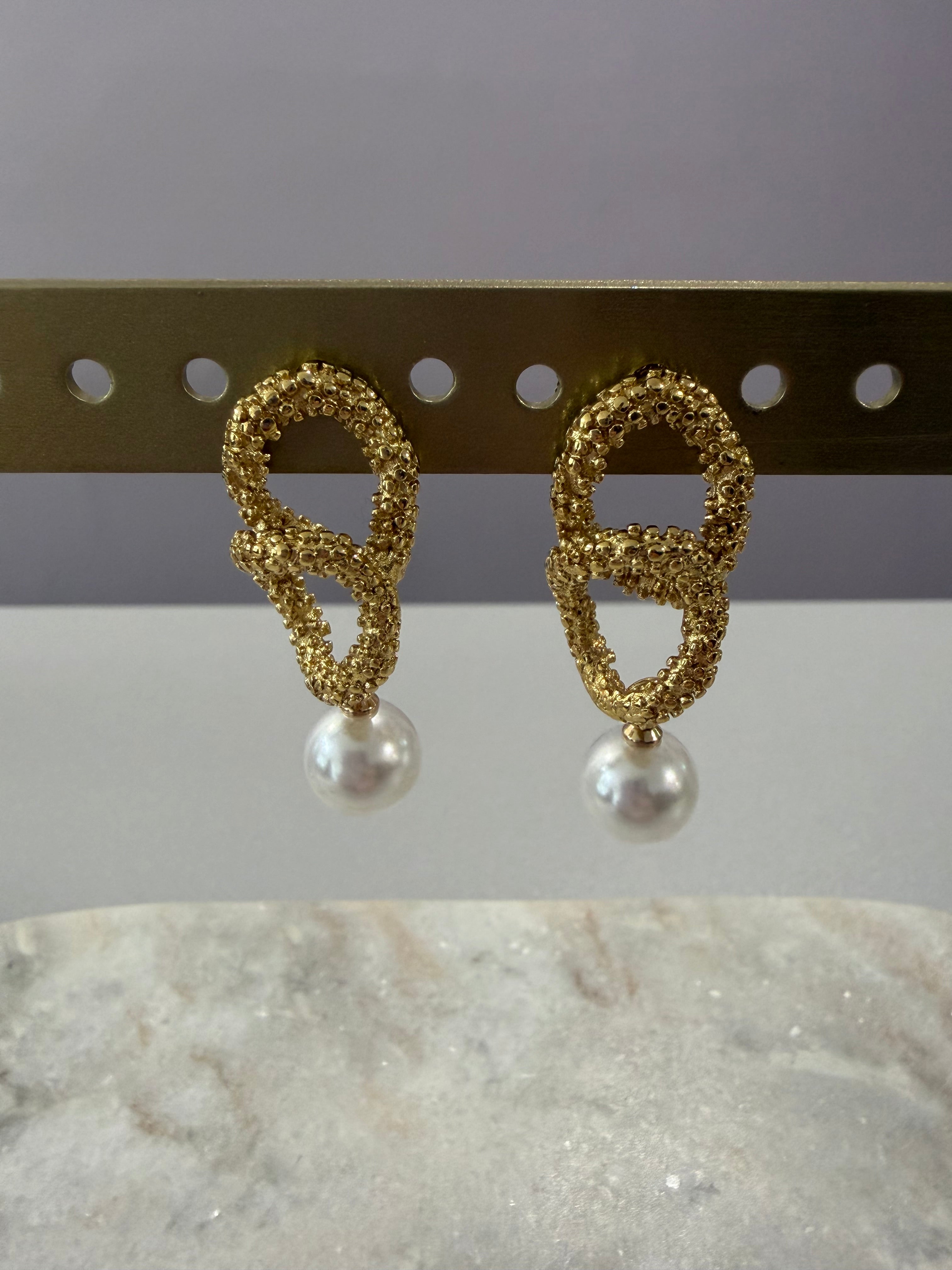 Boucles d’oreilles baroque