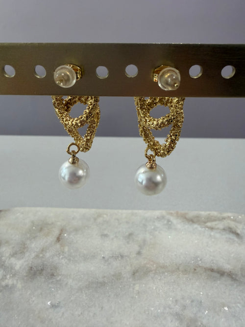 Boucles d’oreilles baroque
