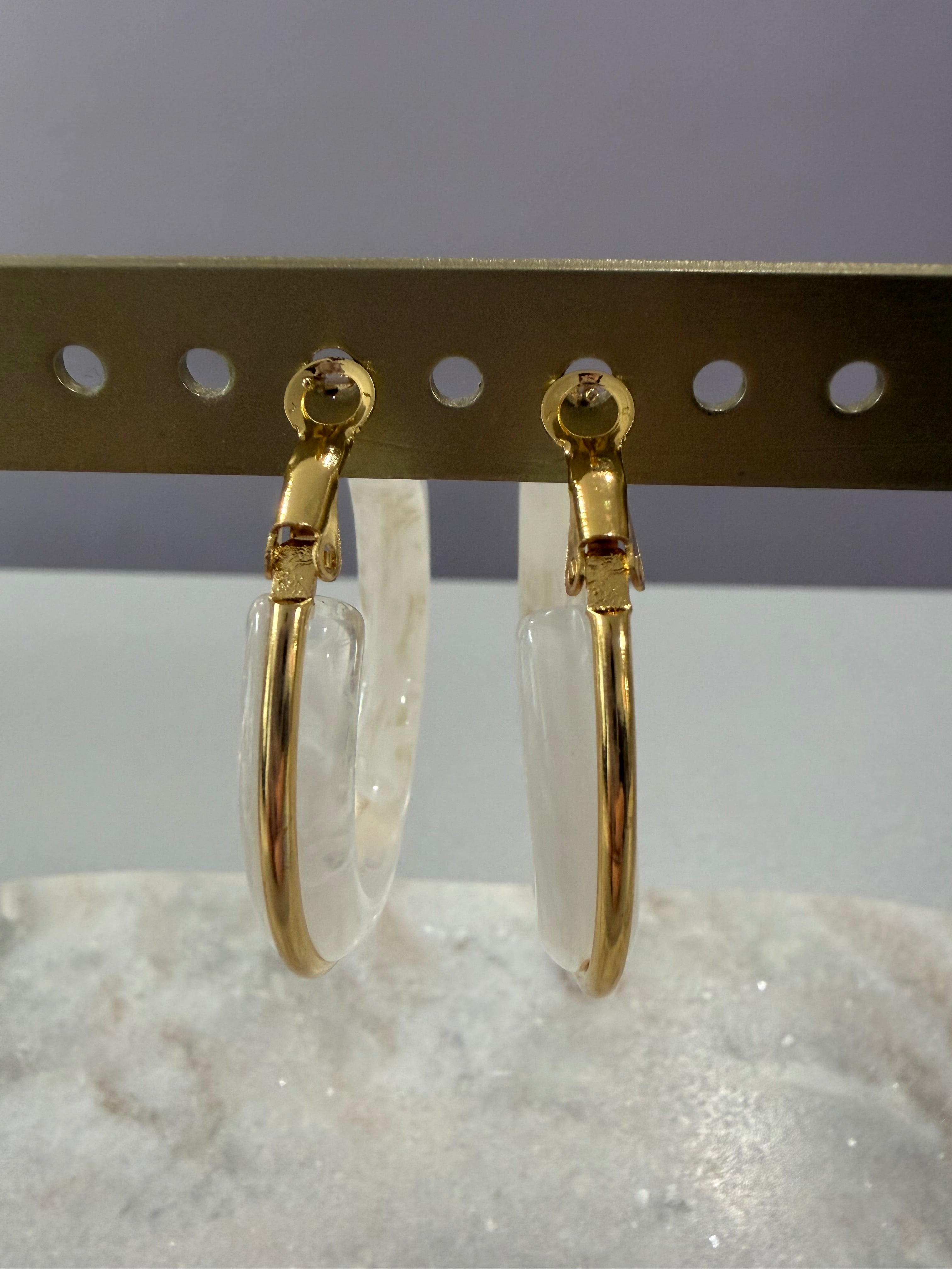 Créoles fines - blanc