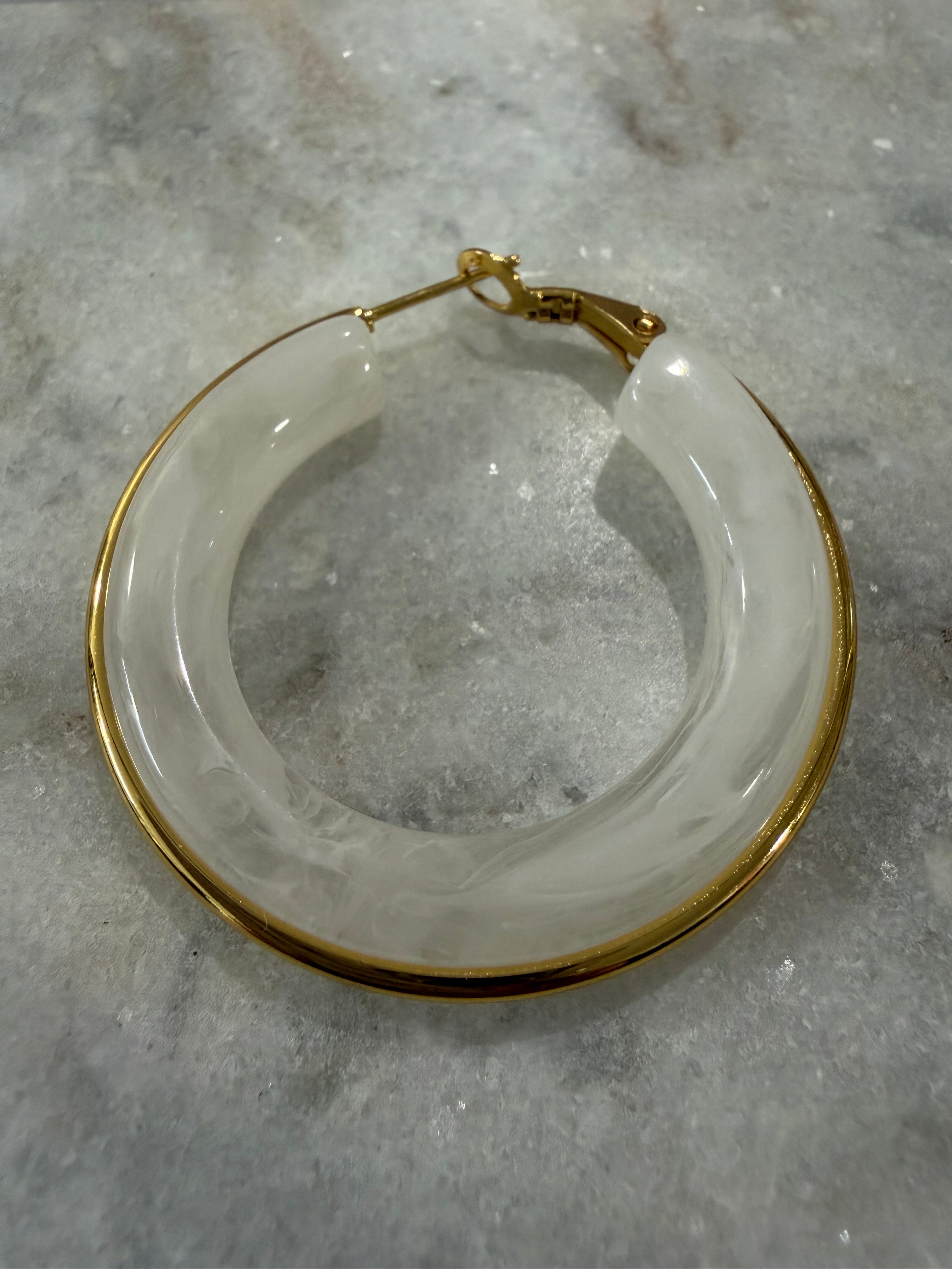 Créoles fines - blanc