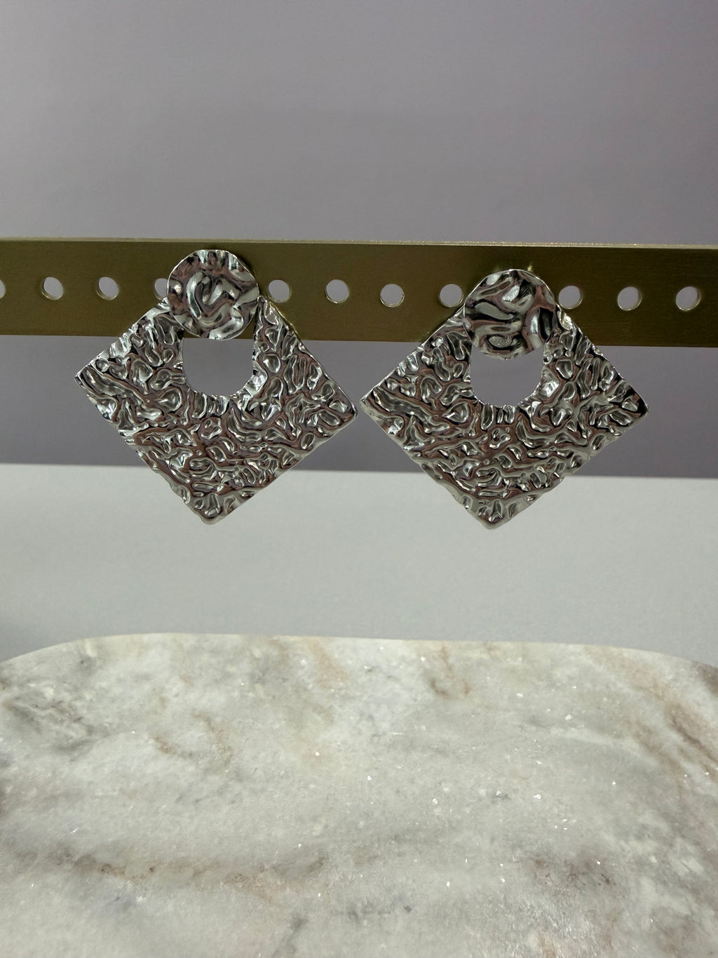 Boucles d’oreilles « Esmée » - couleur argent