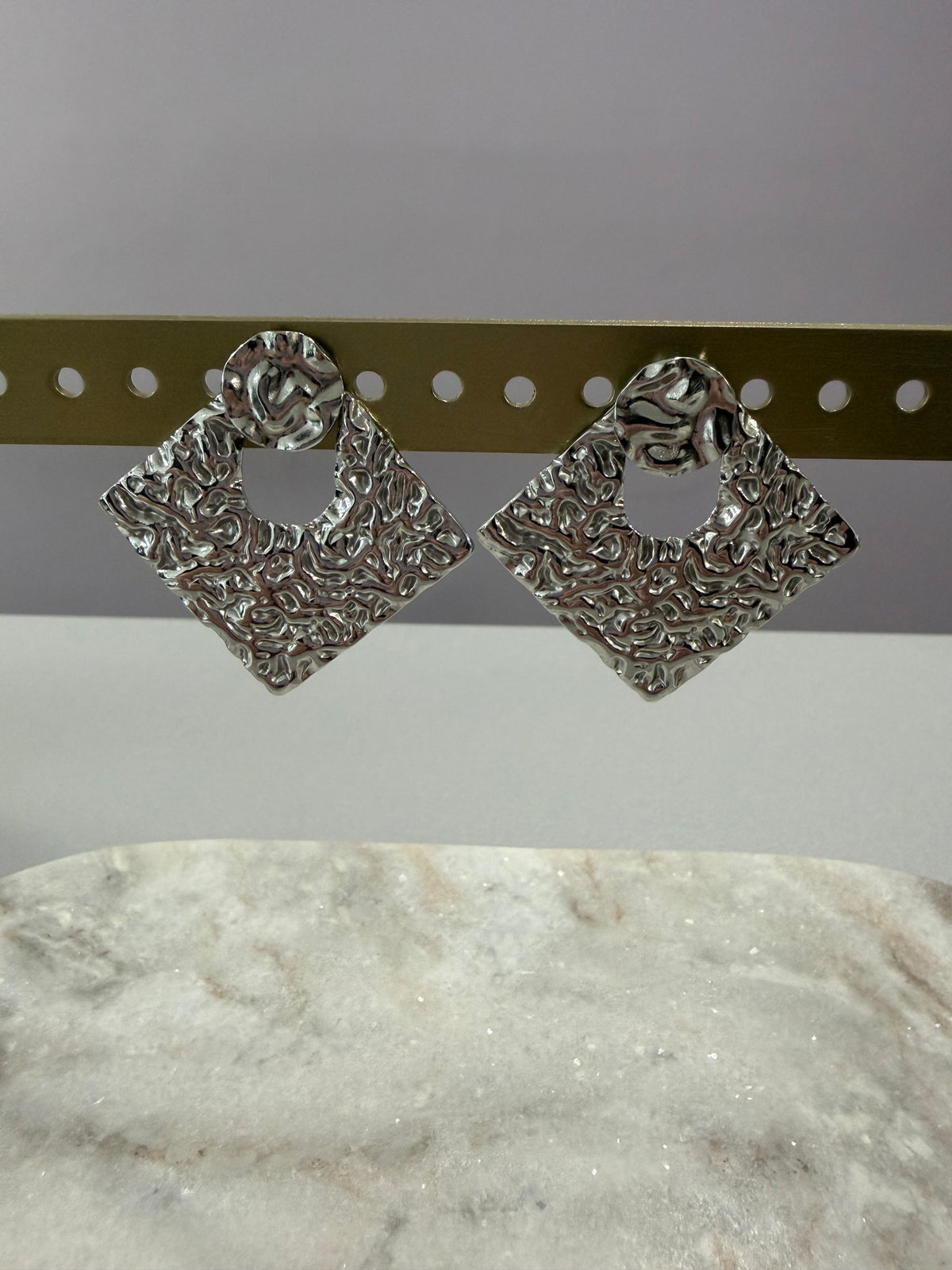 Boucles d’oreilles « Esmée » - couleur argent