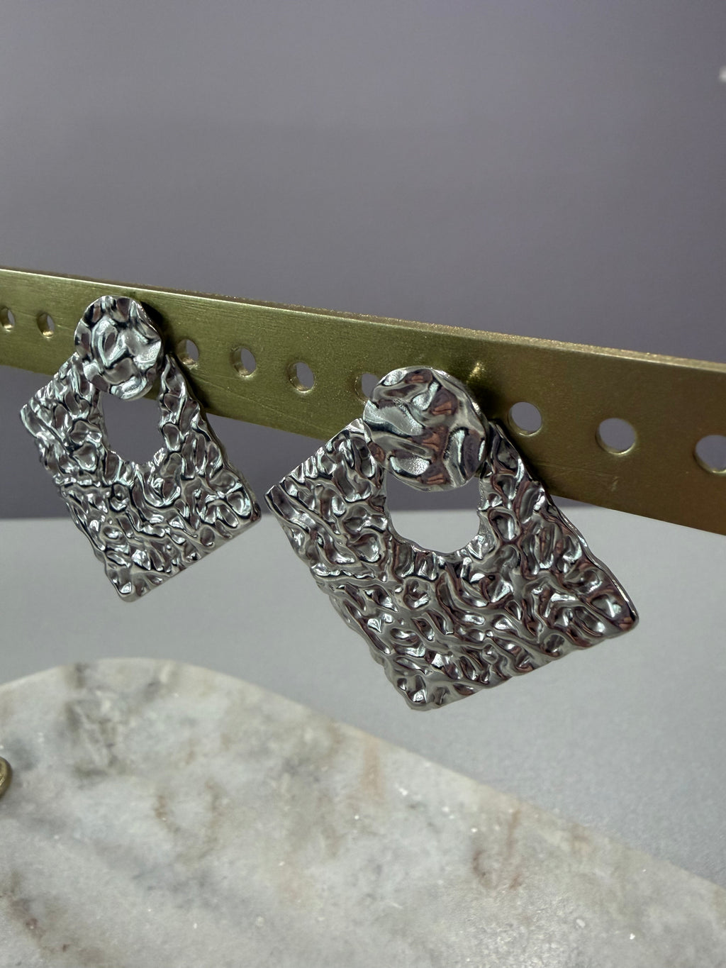 Boucles d’oreilles « Esmée » - couleur argent