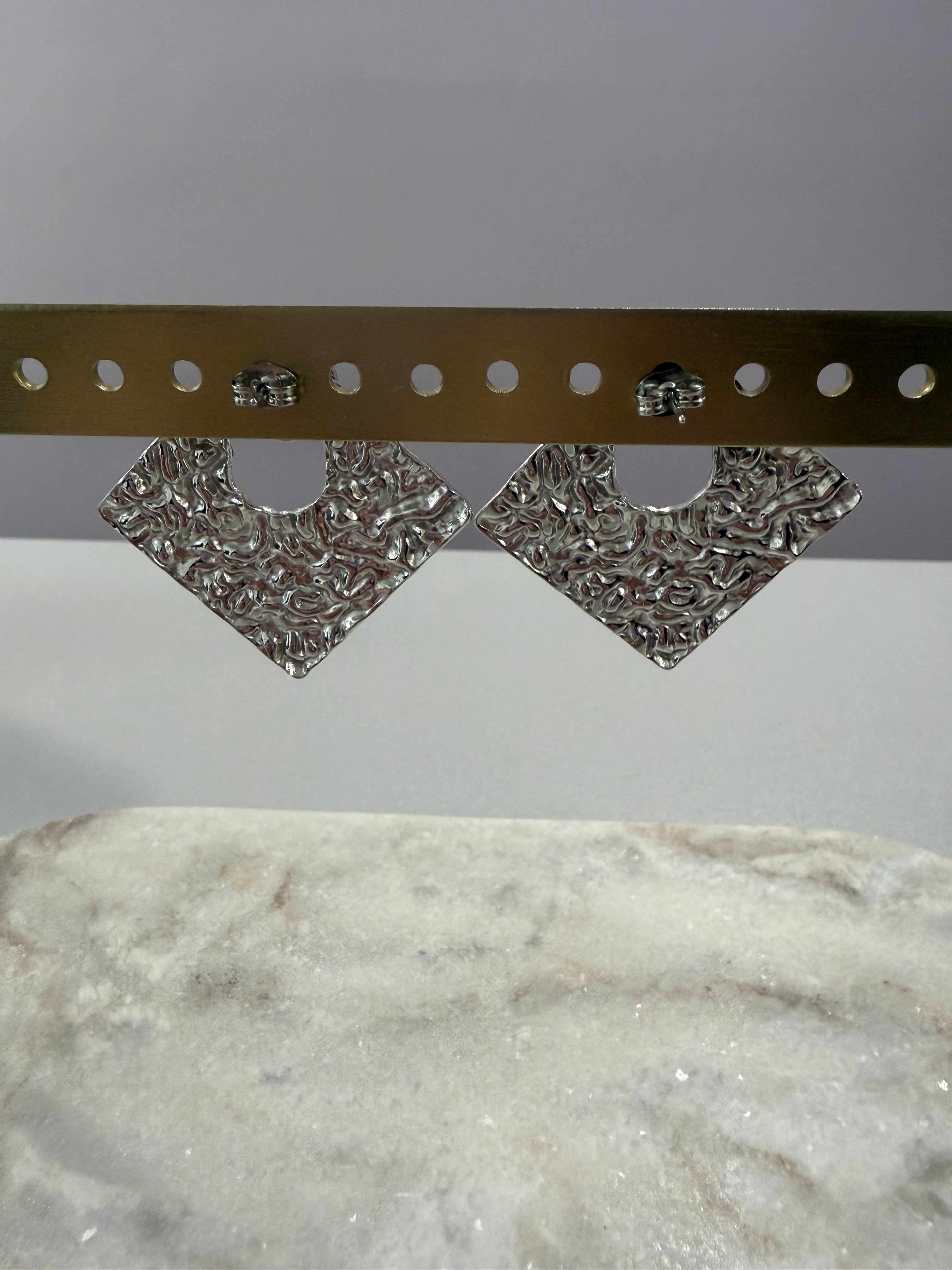 Boucles d’oreilles « Esmée » - couleur argent