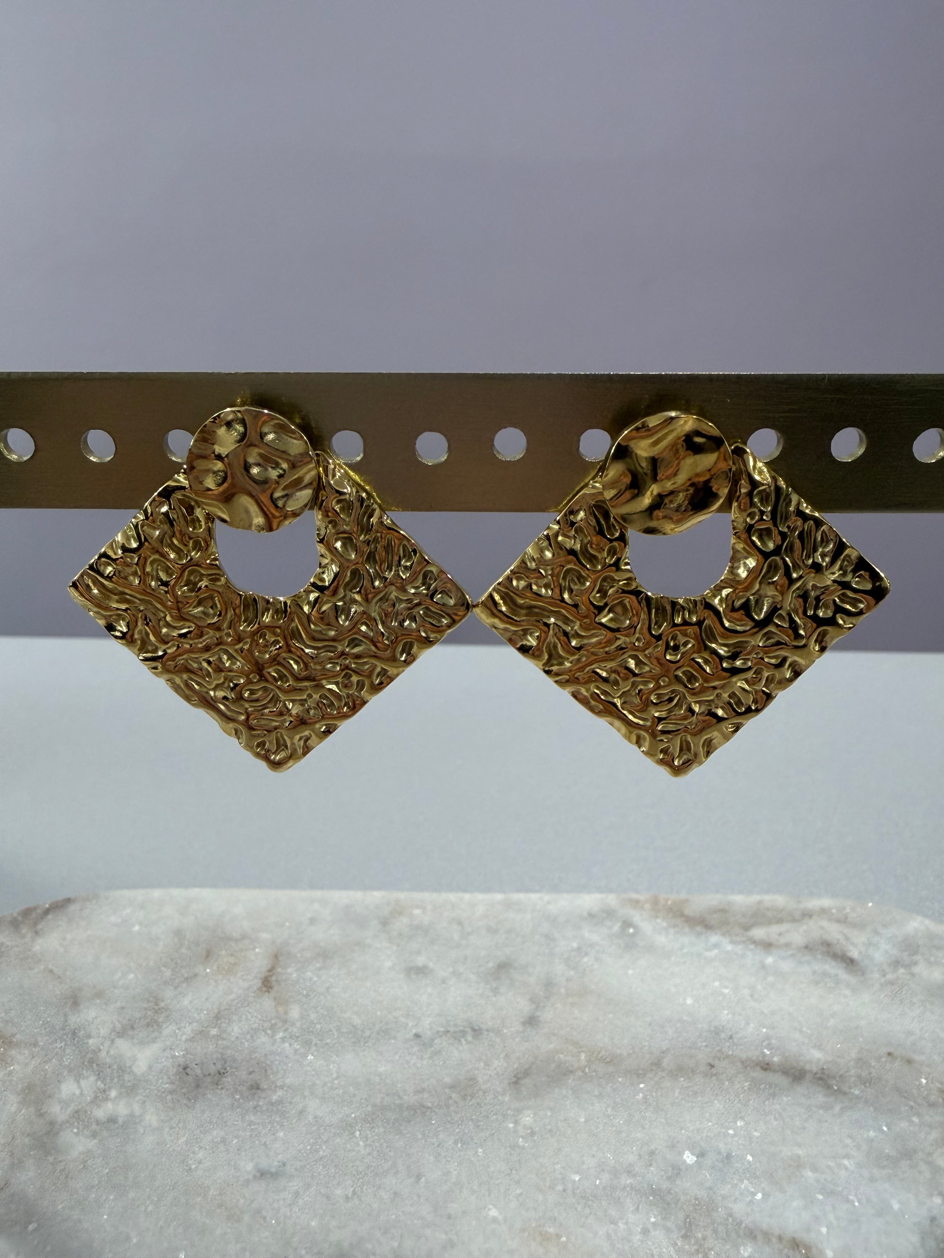 Boucles d’oreilles « Esmée » - couleur or