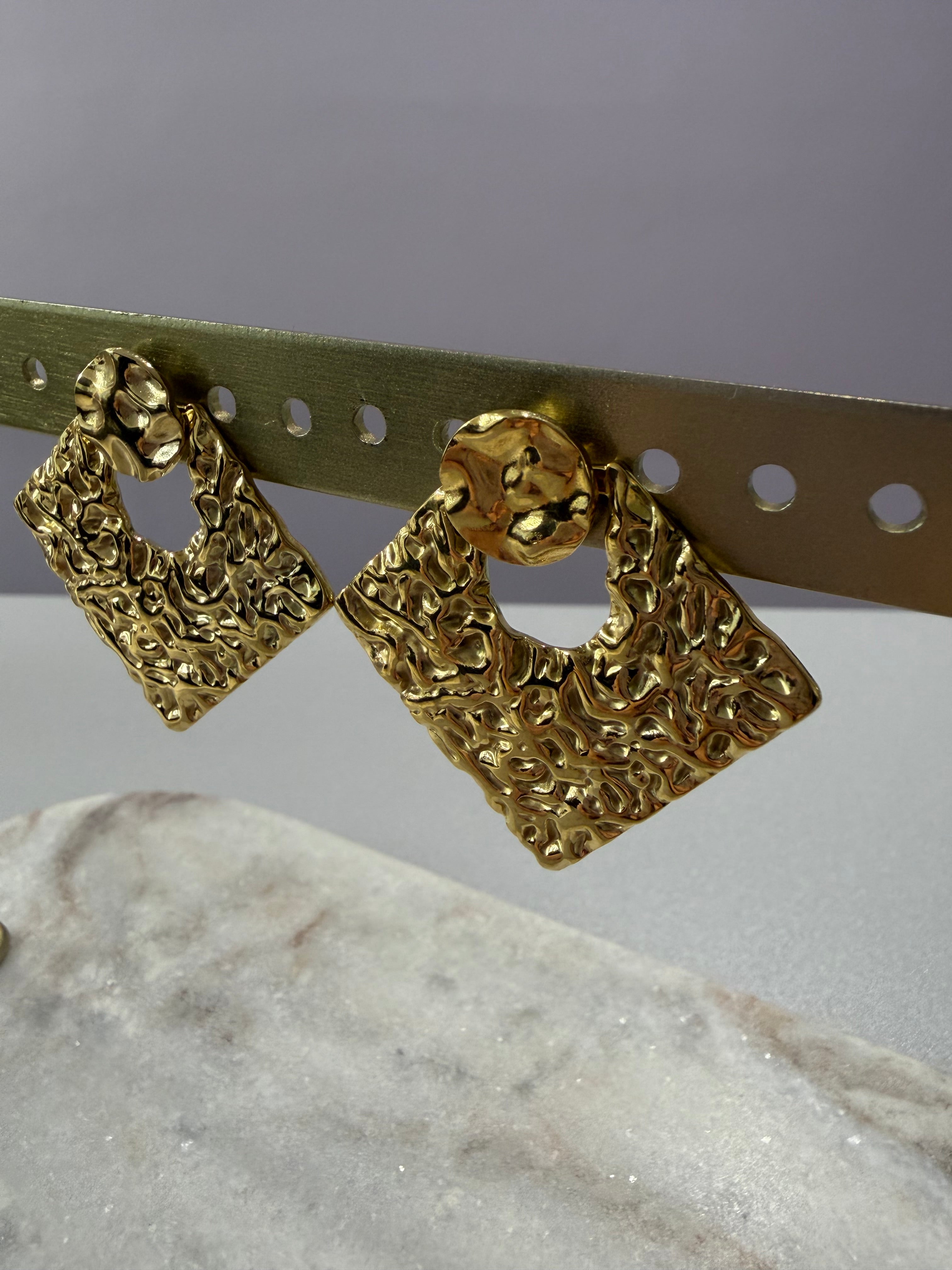 Boucles d’oreilles « Esmée » - couleur or