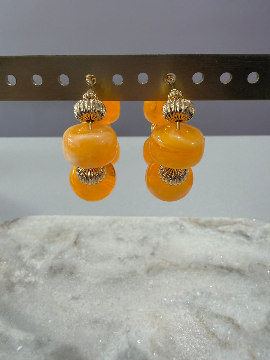 Créoles « Gigi » - orange