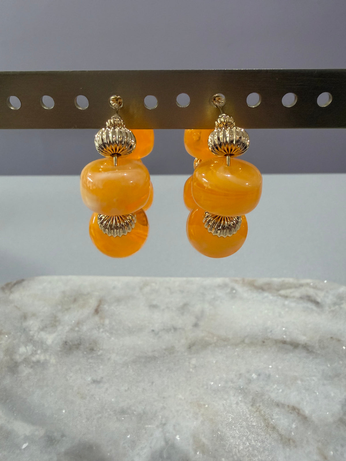 Créoles « Gigi » - orange