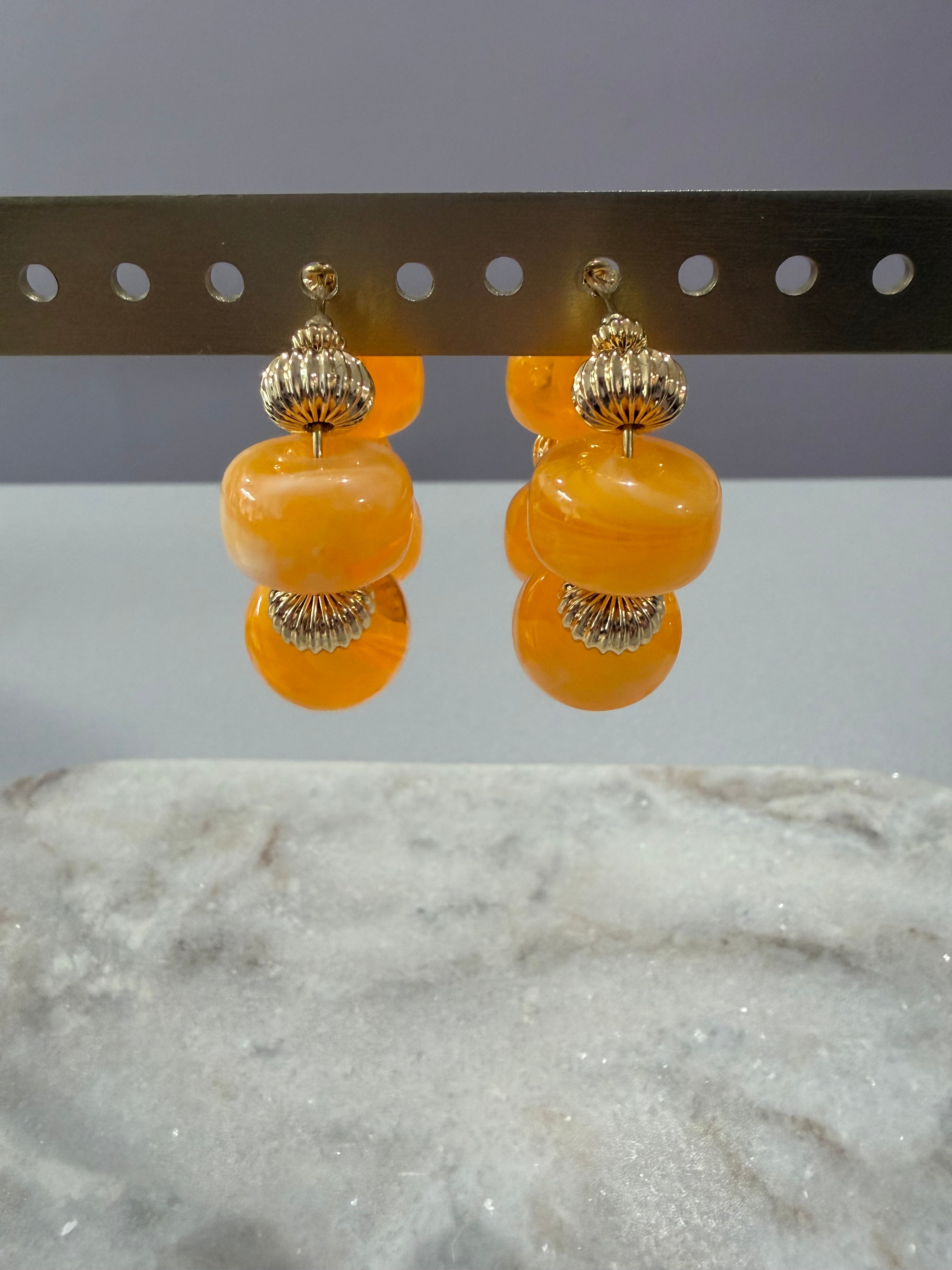 Créoles « Gigi » - orange