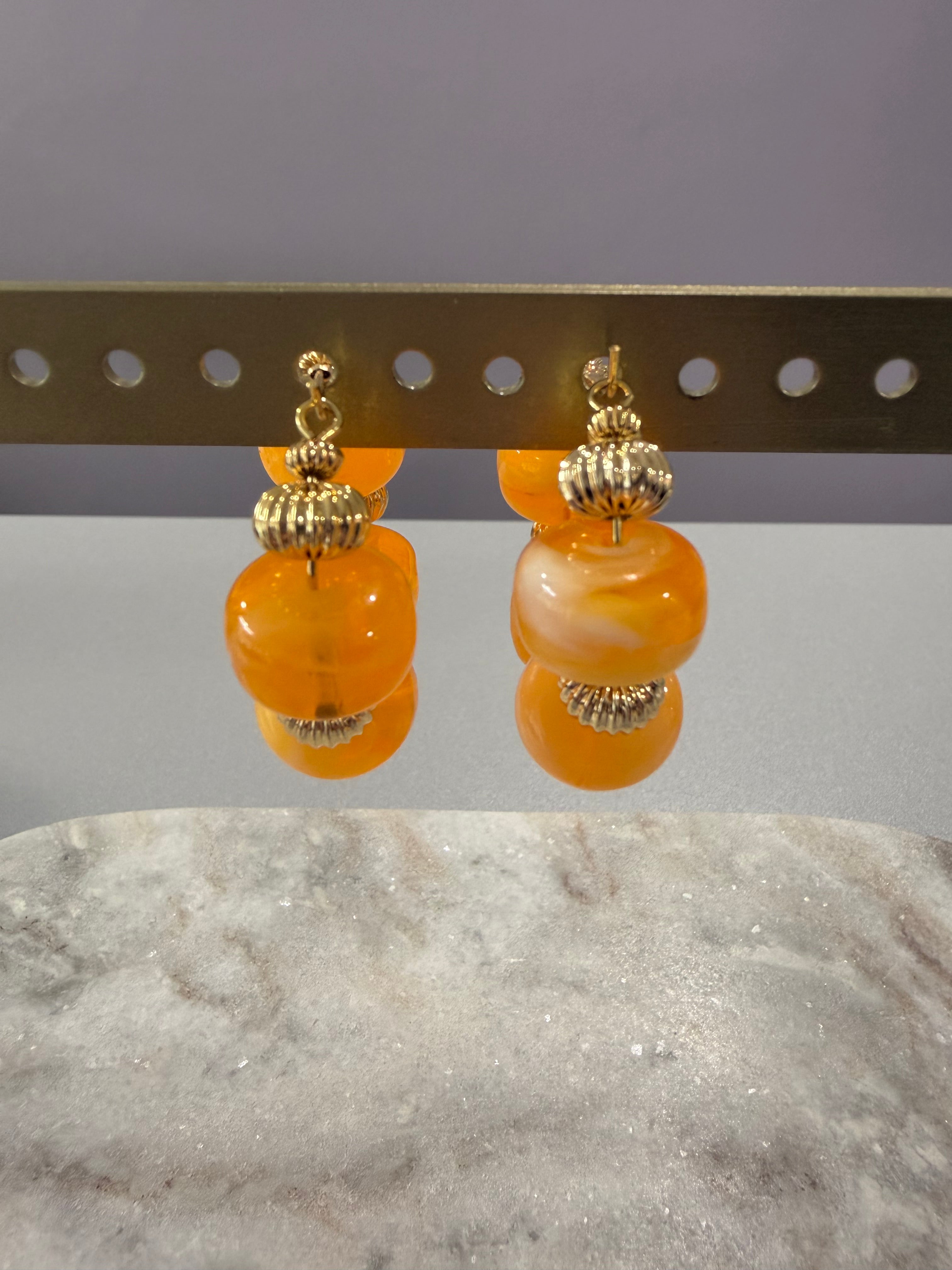 Créoles « Gigi » - orange
