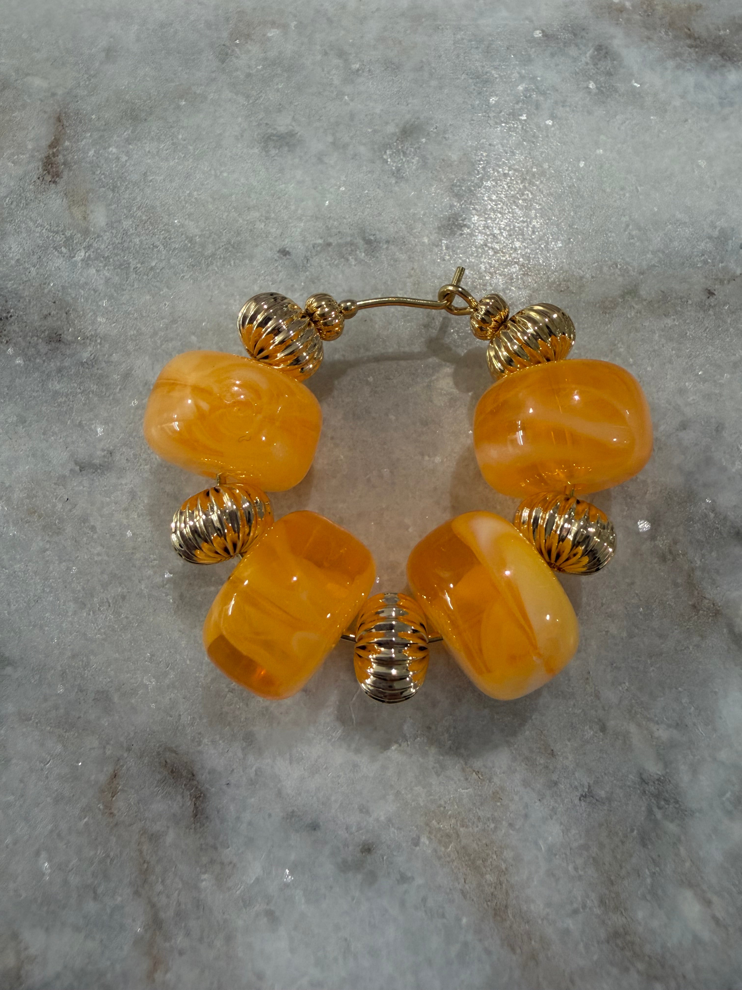Créoles « Gigi » - orange