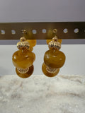 Créoles « Gigi » - beige