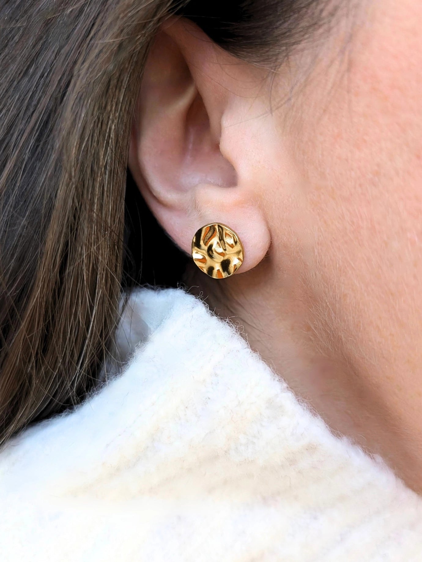 Boucles d’oreilles « Esmée » - couleur or