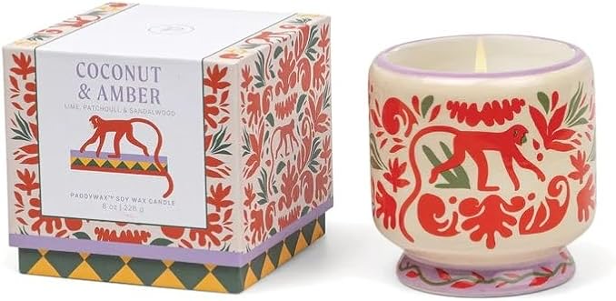 Bougie parfumée « Coconut & Amber » Adopo Paddywax - Coco et ambre