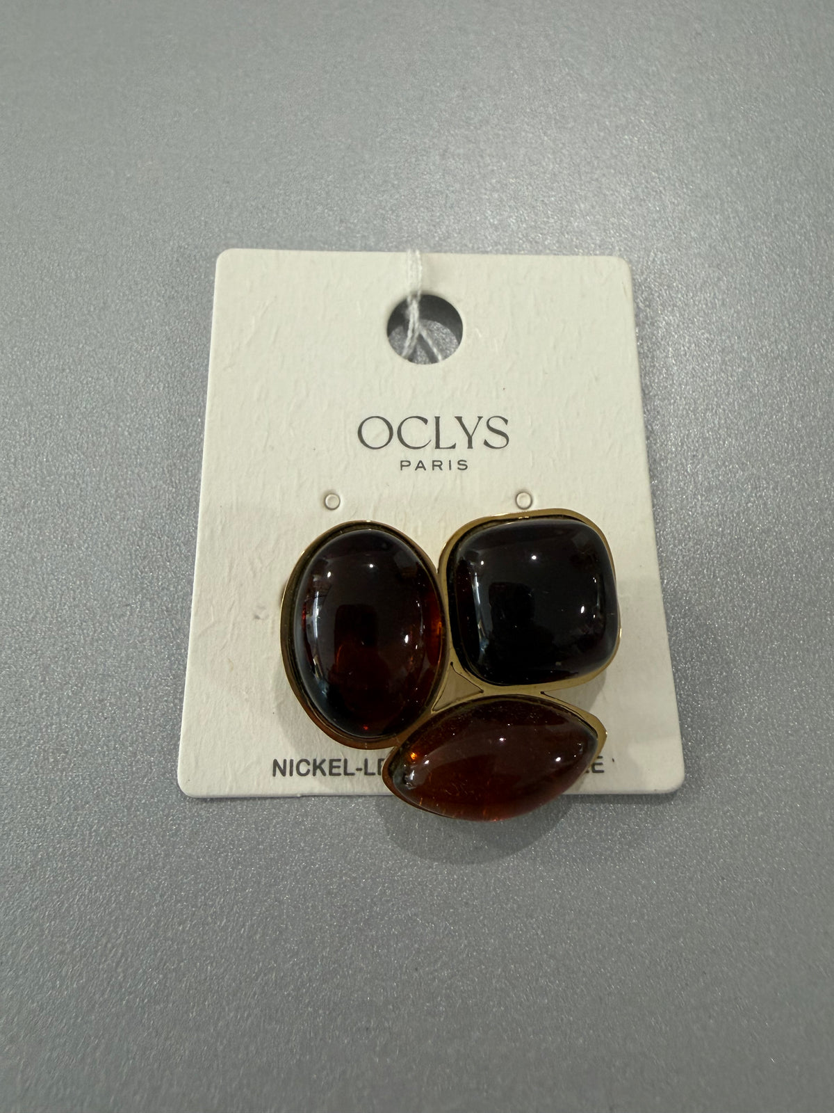 Broche « Riovi » - Ambre