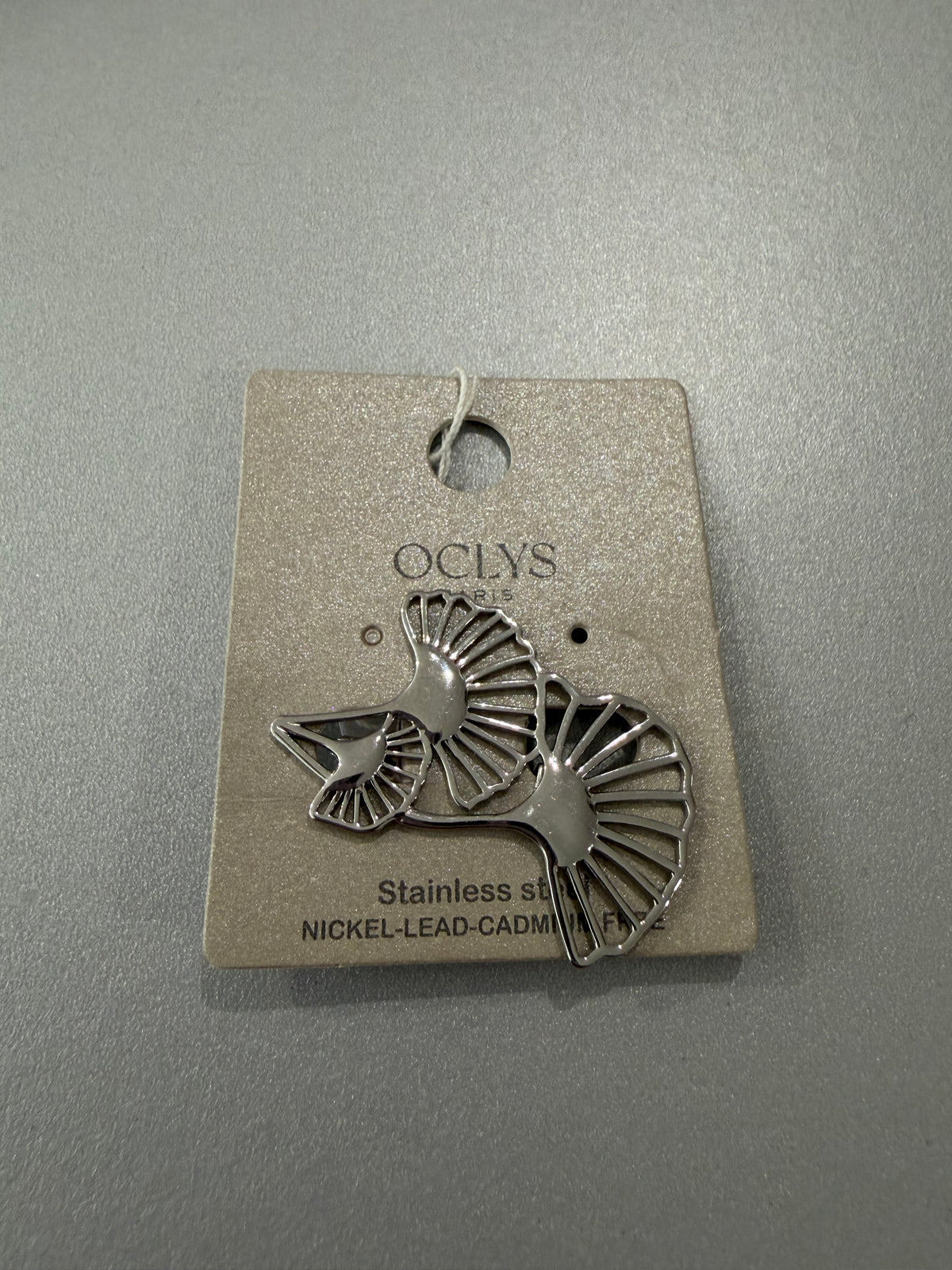 Broche « Bona » - argentée
