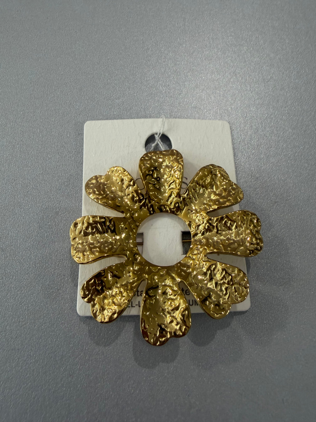 Broche « Kili » - dorée