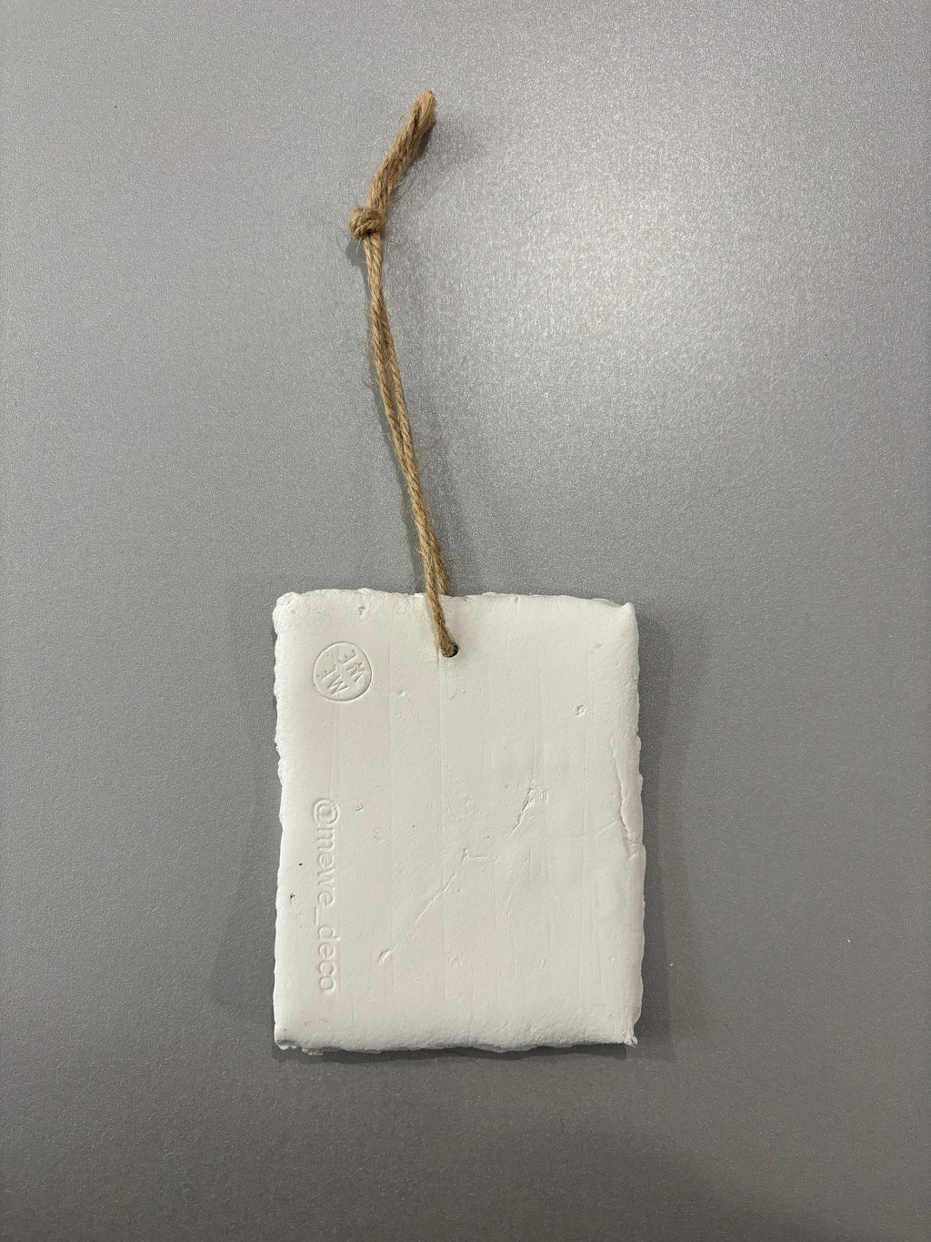 Plaque à message en argile S - à suspendre ou à poser - plusieurs phrases disponibles
