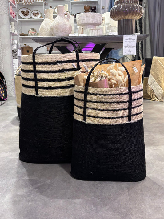 Panier BAOBAB « Beautifully black » - deux tailles disponibles