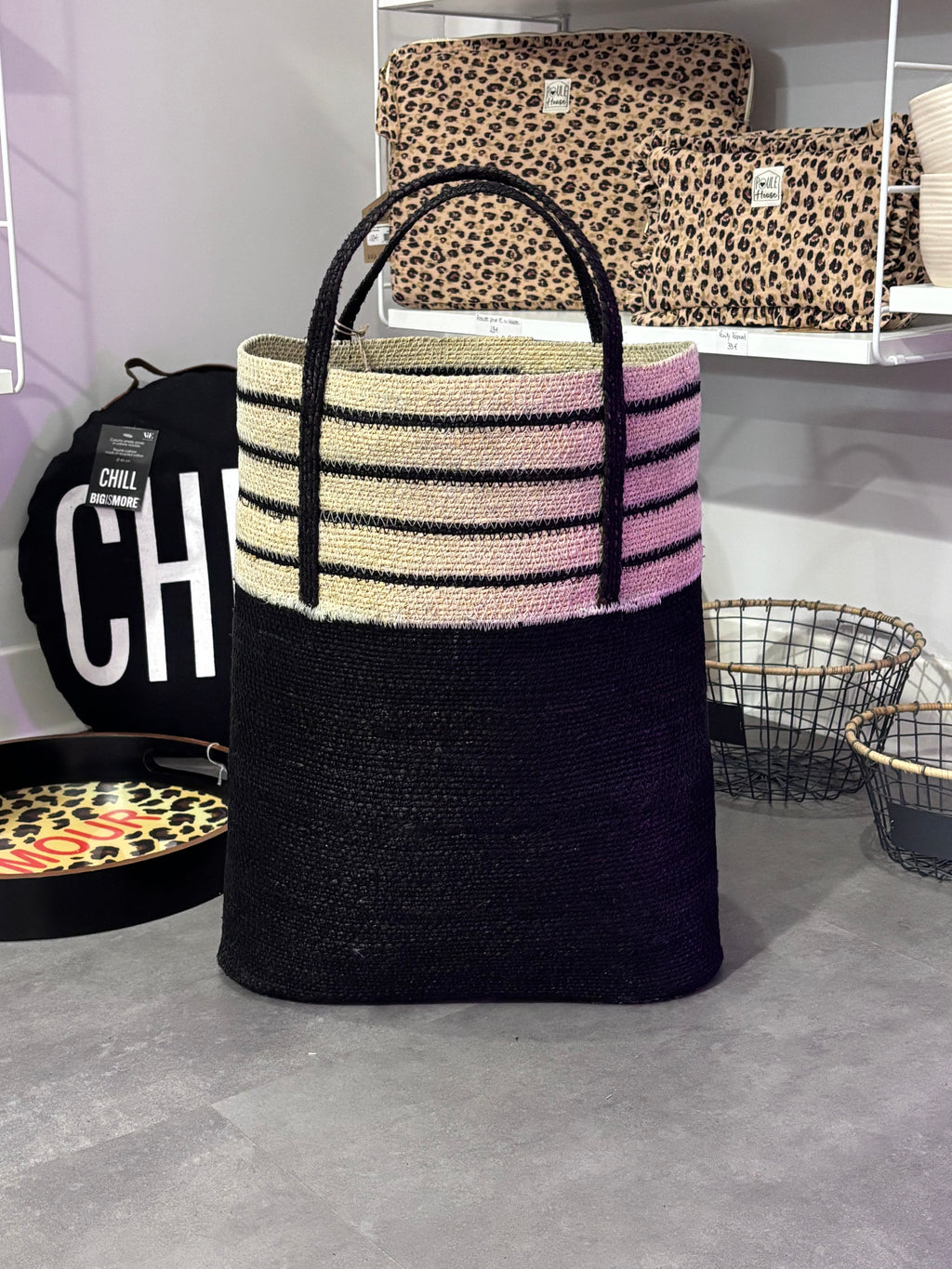 Panier BAOBAB « Beautifully black » - deux tailles disponibles